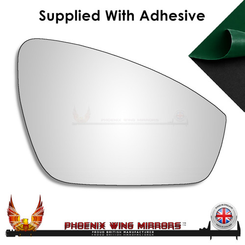 skoda elroq wing door mirror glass replacement stick on WORTHING