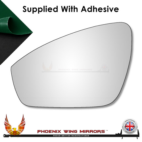 skoda elroq wing door mirror glass replacement stick on WORTHING