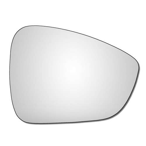 Right Hand Drivers Side Citroen C3 Mk2 2009-2017 Convex Wing Door Mirror Glass