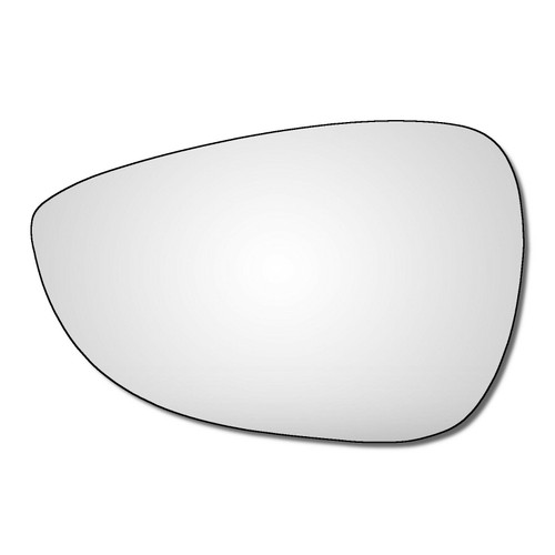 Ford Fiesta Mk7 2008-2017 Left – UK Passenger Side Convex – Stick On replacement mirror glass