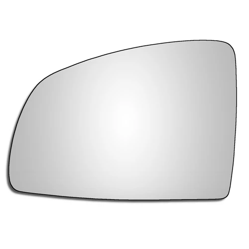 Vauxhall Meriva A 2003–2010 left-hand passenger-side convex wing door mirror glass with adhesive