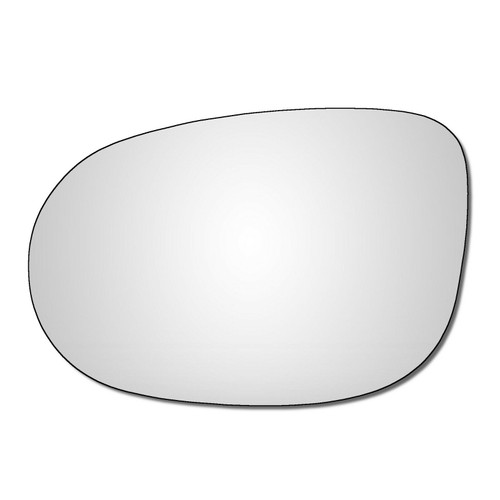 Chrysler Lancia Ypsilon Mk3 2011–2018 Left – UK Passenger Side Convex – Stick On replacement mirror glass