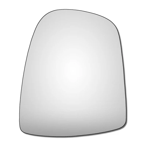 Vauxhall Vivaro Van 2000–2013 left-hand passenger-side convex wing door mirror glass with adhesive