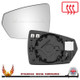 Audi A1 / S1 Mk2 2017–2025 Left – UK Passenger Side Convex – Heated Backing Plate – additional product view