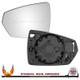 Audi A1 / S1 Mk2 2017–2025 Left – UK Passenger Side Convex – Non-Heated Backing Plate – additional product view