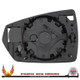 Audi A1 / S1 Mk2 2017–2025 Right – UK Driver Side Wide Angle – Non-Heated Backing Plate – additional product view