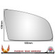 Audi A4 / S4 B6 / B7 2001–2008 Right – UK Driver Side Convex – Stick On