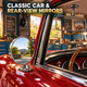 Round 2mm flat silver mirror glass for classic car wing and rear-view mirrors