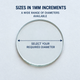 Round 3mm gauge glass available in 1mm diameter increments and custom sizes