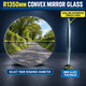 3mm R1350 convex round automotive mirror glass precision cut to size UK made
