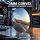 3mm R1350 convex automotive mirror glass for classic car wing mirrors