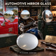 Chrome anti-dazzle R1350 convex automotive mirror glass for clearer rearview vision