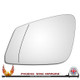 BMW 5 Series F07 / F10 / F11 / F18 2010–2017 Left – UK Passenger Side Wide Angle – Stick On replacement mirror glass
