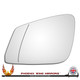 Left Hand Passenger Side BMW 6 Series F06 F12 F13 2011-2017 Wide Angle Wing Door Mirror Glass