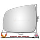 Dacia Duster Mk1 Facelift 2014–2018 Left – UK Passenger Side Convex – Stick On replacement mirror glass