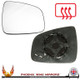 Dacia Sandero Mk1 / Mk2 2008–2020 Right – UK Driver Side Convex – Heated Backing Plate replacement mirror glass