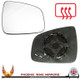 Dacia Logan including MCV 2008–2021 Right – UK Driver Side Convex – Heated Backing Plate replacement mirror glass