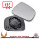 Dacia Logan including MCV 2008–2021 Right – UK Driver Side Convex – Heated Backing Plate replacement mirror glass – additional product view