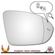 Right Hand Drivers Side Vauxhall Astra K Mk7 2016-2023 Wide Angle Wing Mirror Glass With BSD Symbol