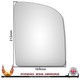VW-Crafter-wing-door-mirror-glass-Worthing-west-sussex