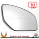 Honda Civic Mk9 2012–2017 Right – UK Driver Side Convex – Heated Backing Plate replacement mirror glass – additional product view