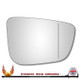 BMW 5 Series G30 / G31 / G38 2017–2024 Right – UK Driver Side Wide Angle – Stick On replacement mirror glass