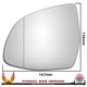 Smashed BMW X4 2014 2015 2016 2017 2018 2019 2020 2021 2022 2023 2024 G02 F26 convex wide angle blind spot wing mirror glass broken mirror fell off dropped off fallen off smashed stick on mirror glass wing mirror glass Worthing west sussex convex mirror glass cut to size Right Hand Drivers Side Off Side