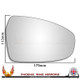 Kia Ceed Mk3 2018–2025 Right – UK Driver Side Convex – Stick On replacement mirror glass