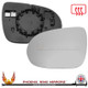 Kia Sorento Mk3 2015–2020 Left – UK Passenger Side Convex – Heated Backing Plate replacement mirror glass
