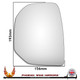 Smashed Citroen Berlingo convex wing mirror glass broken mirror fell off mirror smashed stick on mirror glass wing mirror glass Worthing west sussex mirror glass cut to size left hand passenger side 2008 2009 2010 2011 2012