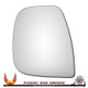 Peugeot Expert Mk3 2016–2026 Left Hand Passenger Side Convex glass with adhesive replacement wing door mirror glass UK made