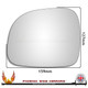 Fiat Panda Mk3 2009-2025 Left – UK Passenger Side Convex – Stick On replacement mirror glass