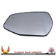 Kia Sportage Mk5 2022–2026 Left – UK Passenger Side Convex – Heated Backing Plate – BSD replacement mirror glass – additional product view