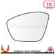 DS DS3 Crossback 2019-2024 Left – UK Passenger Side Convex – Heated Backing Plate replacement mirror glass – additional product view
