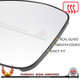 DS DS3 Crossback 2019-2024 Left – UK Passenger Side Convex – Heated Backing Plate replacement mirror glass – additional product view