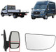 Ford Transit Mk8 Lower 2012-2024 Right – UK Driver Side Convex – Unheated Backing Plate replacement mirror glass – additional product view