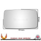 Ford Escort Mk2 Remote Cable Adjust 1974-1980 Right – UK Driver Side Convex – Stick On (Remote Cable Housing) replacement mirror glass