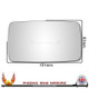 Ford Fiesta Mk1 Remote Cable Adjust 1976-1983 Right – UK Driver Side Convex – Stick On (Remote Cable Housing) replacement mirror glass