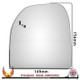 Ford Tourneo Custom Mk2 Upper 2023-2026 Left – UK Passenger Side Convex – Heated Backing Plate with BLIS replacement mirror glass – additional product view