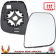 Citroen Berlingo Mk2 Facelift / Mk3 2012–2026 Right – UK Driver Side Convex – Heated Backing Plate replacement mirror glass