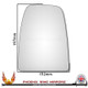Iveco e-Daily 2022–2026 Right – UK Driver Side Convex – Stick On replacement mirror glass