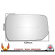 Honda VF1000R 1984–1988 Left Hand Convex – Direct Replacement with Anti-Shatter Backing replacement mirror glass