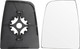 Ford Transit Mk8 Tipper Upper 2012-2025 Left – UK Passenger Side Convex – Unheated Backing Plate replacement mirror glass – additional product view
