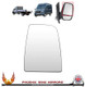 Ford Transit Mk8 Tipper Upper 2012-2025 Right – UK Driver Side Convex – Unheated Backing Plate replacement mirror glass