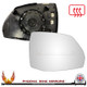 Audi Q7 Mk2 4M 2015–2025 Right – UK Driver Side Convex – Heated Backing Plate – additional product view
