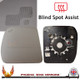 Land Rover Defender L663 2020–2026 Left – UK Passenger Side Convex – Heated Backing Plate – BSD replacement mirror glass