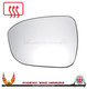 Nissan Qashqai J12 Left – UK Passenger Side Convex – Heated Backing Plate replacement mirror glass