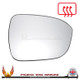 Nissan Qashqai J12 Right – UK Driver Side Convex – Heated Backing Plate replacement mirror glass