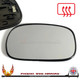 Nissan, Micra K11 Heated mirror glass, door, wing, mirror, glass, clip on, left hand side, worthing, west sussex