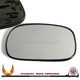 Nissan, Micra K11 mirror glass, door, wing, mirror, glass, clip on, left hand side, worthing, west sussex